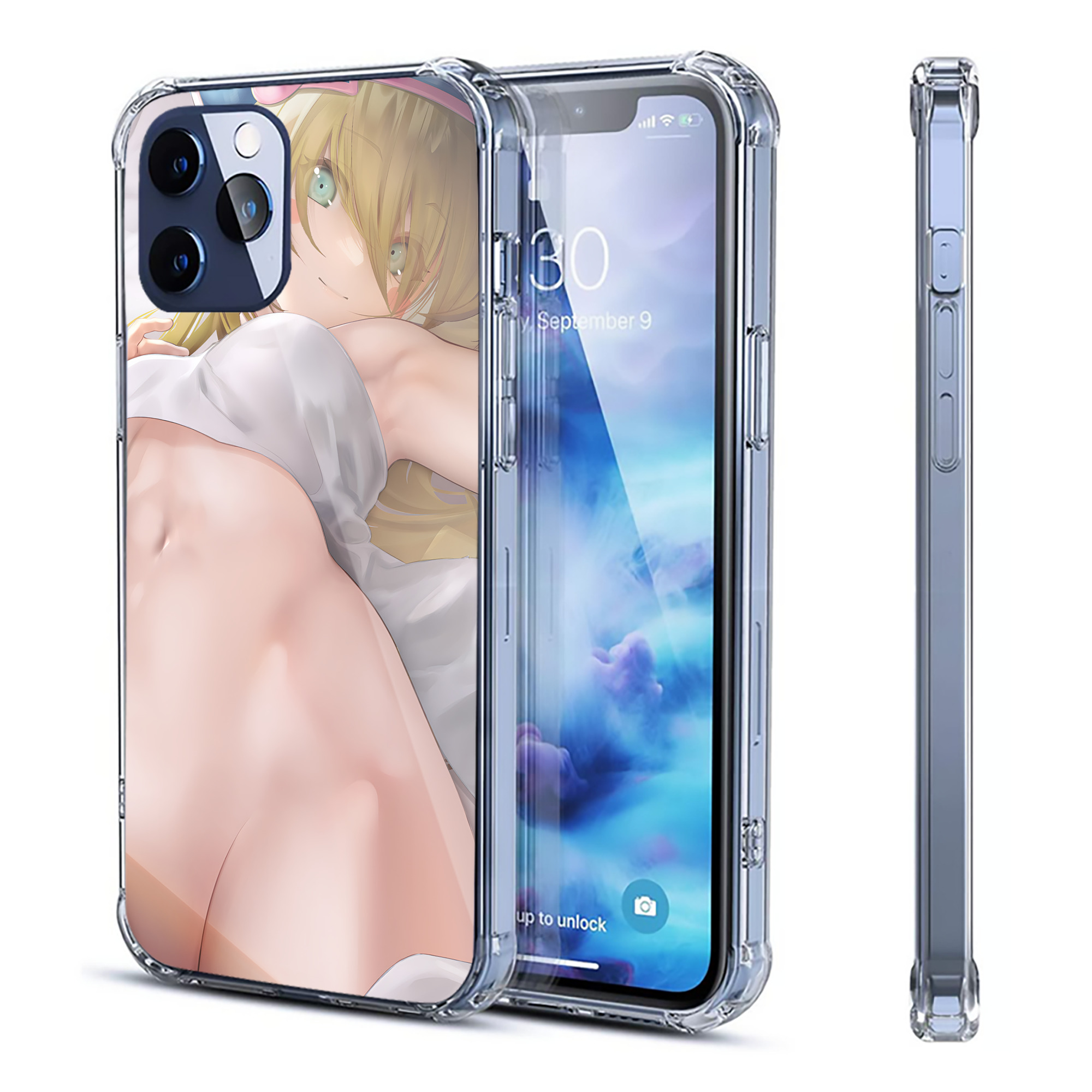 （画像用） 遊☆戯☆王 Yu-Gi-Oh! 【iPhone 12シリーズ対応】透明スマホケース（クリアソフトケース）